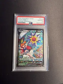 Pokemon Starmie V Astral Radiance Full Art #TG13 PSA 10 English - Image 1
