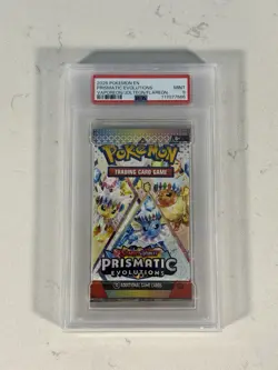Pokemon SV Prismatic Evolutions Vaporeon Jolteon Flareon Booster Pack PSA 9 Mint - Image 3