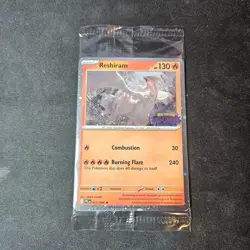 Pokemon Phantasmal Flames Reshiram 017/094 Barnes & Noble Promo Stamped Sealed 1 - Image 1
