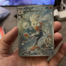 Raboot - 147/142 Pokemon SV07: Stellar Crown Holo Illustration Rare - Image 1