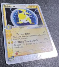 Raichu ex - Pokemon Card TCG - Sandstorm (SS) Ultra Rare Holo - Image 3
