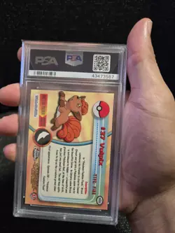 PSA 9 2000 Pokemon Game Topps Chrome Vulpix TV Rare Base Set Series 1 MINT GEM - Image 4