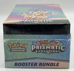 Pokemon SV8.5 Prismatic Evolutions SEALED Booster Bundle Display Case TCG - Image 3