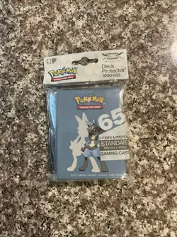 Ultra Pro Pokemon TCG - Deck Protector Sleeves - LUCARIO (65 Sleeves) - New - Image 1
