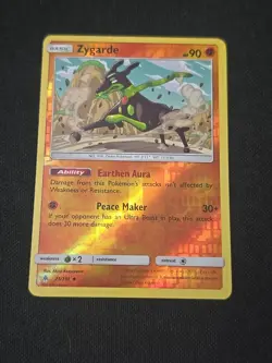 Zygarde 71/131 Sm-Forbidden Light Reverse Holo Rare Pokemon TCG Light Played - Image 1