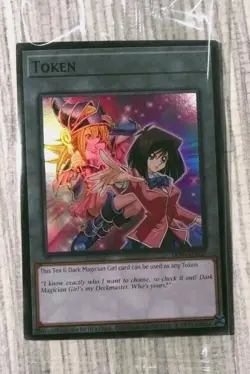 FACTORY SEALED YU-GI-OH! TOKEN TKN5-EN022 Tea & Dark Magician Girl ALIN NM/MINT - Image 1
