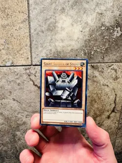 Yugioh Giant Soldier of Stone Rare LOB 25th Anniversary NM/M - Image 1