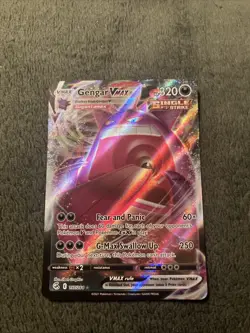 Pokemon TCG Fusion Strike Gengar VMAX Ultra Rare Holo Card 157/264 - Image 1