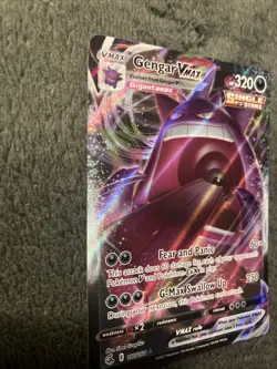 Pokemon TCG Fusion Strike Gengar VMAX Ultra Rare Holo Card 157/264 - Image 4
