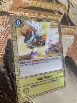 Digimon Card Game 2nd Anniversary Set Holy Wave - BT1-107 - Alt Art Gold Foil - Image 1