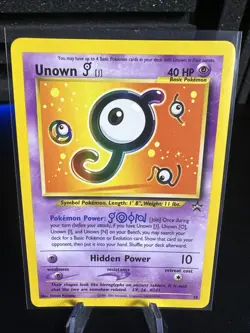 Pokemon TCG Unown J #38 Black Star Promo Card - Image 1