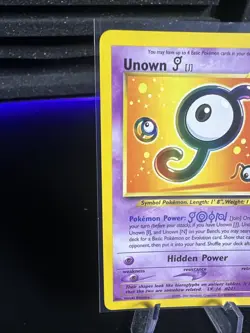 Pokemon TCG Unown J #38 Black Star Promo Card - Image 2