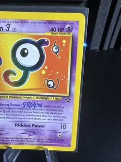 Pokemon TCG Unown J #38 Black Star Promo Card - Image 3