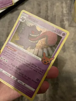 Pokemon Card TCG Gengar 057/198 Trick Or Trade Holo Rare Stamped Mint NM/M 2023 - Image 3