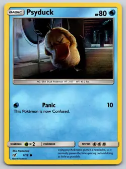 Psyduck (Holo Common) 7/18 Detective Pikachu NM Pokemon Card TCG - Image 1