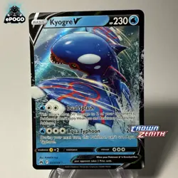 Kyogre V 037/159 Ultra Rare Pokemon TCG: Crown Zenith Card MINT SHIPPED TODAY! - Image 1
