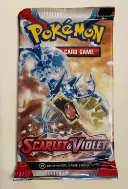 Pokemon Scarlet and Violet Booster Pack English Sealed 10 Cards /Random Pack Art - Image 1