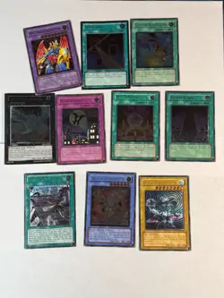 10 Card Collection Lot EURO Ultimate Rares 1st Edition POTD TLM CRV etc Yugioh - Image 1