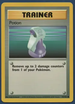 Pokemon Card - Potion - 94/102 Base Set Unlimited - Read Below - Image 1