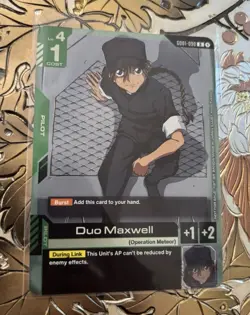 Gundam Card Game Duo Maxwell Alternate Art GD01-090 R - Image 1