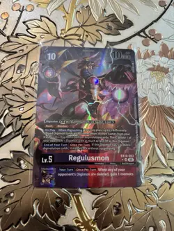 Digimon Card Game Regulusmon EX10-053 SR Alt Art Sinister Order - Image 1