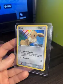 Eevee 69/113 Holo Delta Species Stamped - Played Card Pokemon TCG 2005 - Image 1