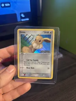Eevee 69/113 Holo Delta Species Stamped - Played Card Pokemon TCG 2005 - Image 2