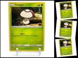 Pokemon Sun & Moon UNIFIED MINDS 13/236 Foongus 4X Mint/NM Common 4 Cards TCG X4 - Image 1