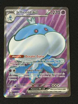 Pokemon TCG Card Jellicent ex 160/086 White Flare Ultra Rare Full Art Holo - NM - Image 1