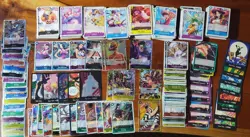 One Piece tcg Card Game 500+ Cards Collection Mixed Lot w/ 100+ FOILS RARE HOLO - Image 1