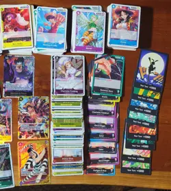 One Piece tcg Card Game 500+ Cards Collection Mixed Lot w/ 100+ FOILS RARE HOLO - Image 2