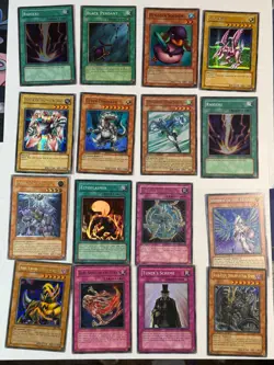 16x Card Collection Lot Old School Stratos LOB HOLO DDS Seiyaryu Yugioh - Image 1