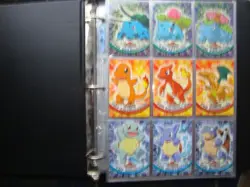 1999 Topps Pokemon Base set of all 72 cards with Charizard & Pikachu mixed logo - Image 1