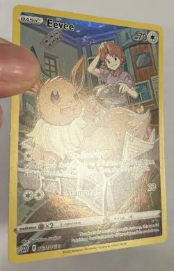Pokemon TCG Card Eevee TG11/TG30 Brilliant Stars Trainer Gallery - LP - Image 3