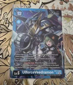 Digimon Card Game UlforceVeedramon BT11-032 LM-06 Billion Bullet Limited Promo - Image 1