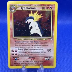 Typhlosion 18/111 Neo Genesis Holo LP - WOTC - Vintage - Pokemon Card - Image 2