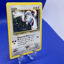 Lugia - 9/111 - Pokemon Neo Genesis Unlimited Holo Rare Card WOTC LP - Image 2