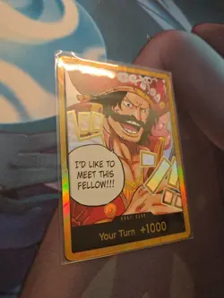 DON!! Card (Gol.D.Roger) (Gold) Carrying On His Will Foil Your Turn Op13 - Image 2