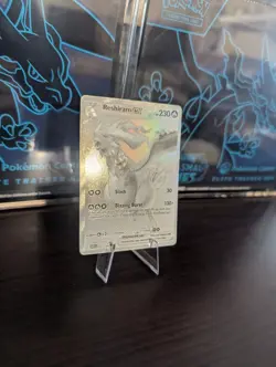 Reshiram Ex - 173/086 - SV: White Flare (WHT) Pokemon Card NM left heavy - Image 3