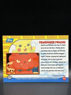 Peacemaker Pikachu #46 - Topps: Pokemon Pikachu’s Vacation Card - LP - Image 2
