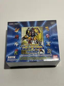 Digimon Classic Collection Card Game EX-01 Booster Box 24 packs - New / Sealed - Image 1
