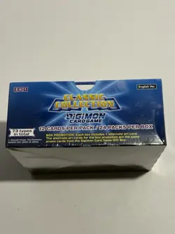Digimon Classic Collection Card Game EX-01 Booster Box 24 packs - New / Sealed - Image 5