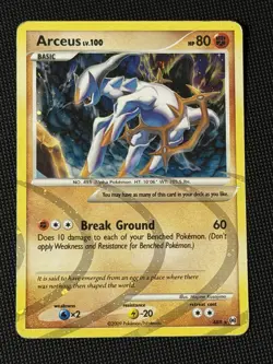 Arceus lv. 100 AR8 - Platinum Arceus Holo Rare - Pokemon Card TCG - Image 1