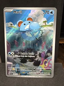 Marill 204/193 Paldea Evolved Illustration Rare Card Near Mint Condition - Image 1