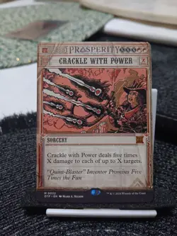 Crackle with Power 22 Outlaws of Thunder Junction: Breaking News MTG Card - Image 1