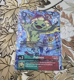 Digimon Card Game Palmon Alt Art Box Topper BT22-044 U Cyber Eden - Image 1