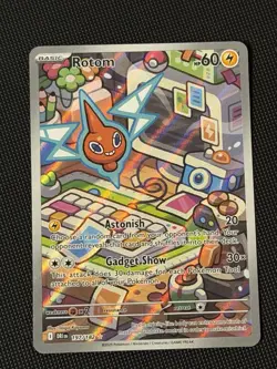 Rotom 197/182 Destined Rivals Illustration Full Art Holo Pokemon TCG Card - Image 1