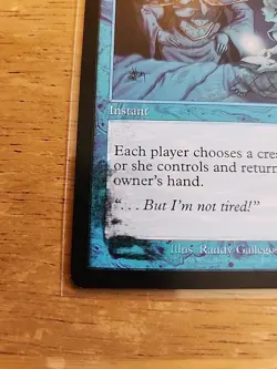 Curfew - Urza's Saga - Error Card - Misprint - Ink Smear - MTG Magic 1 - Image 2