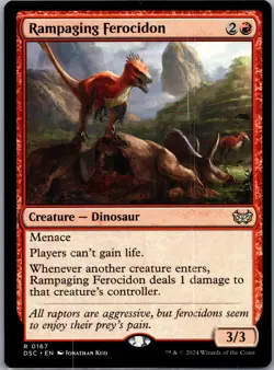 Commander: Duskmourn: House of Horror #167 Rampaging Ferocidon - Image 1