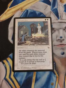 Martyr's Cry MTG The Dark Rare White Sorcery Near-Mint x1 GG4 - Image 2